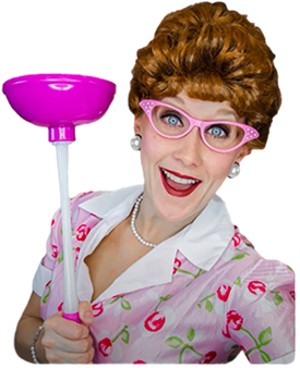 Patty Potty Cutout with Toilet Plunger Patty Potty Cutout with Toilet Plunger